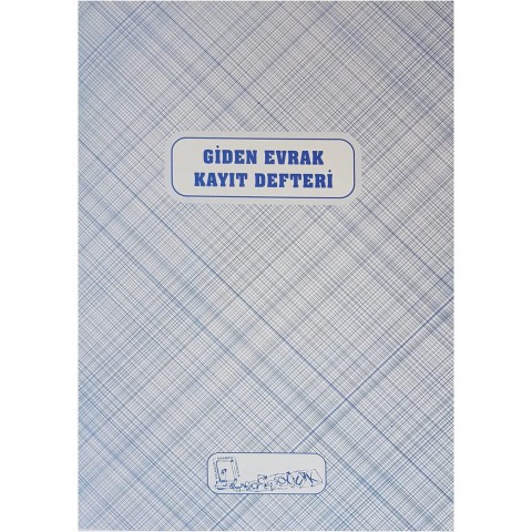 Kocaoluk Giden Evrak Kayıt Defteri Karton Kapak
