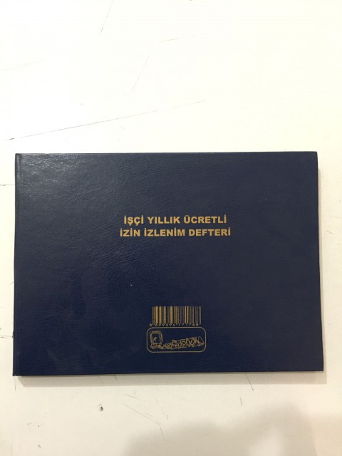 Kocaoluk İşçi Yıllık Ücretli İzin İzlenim Defteri