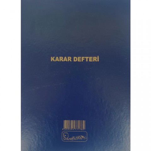 Kocaoluk Karar Defteri (100 Yaprak Ciltli -a4 Ebad)