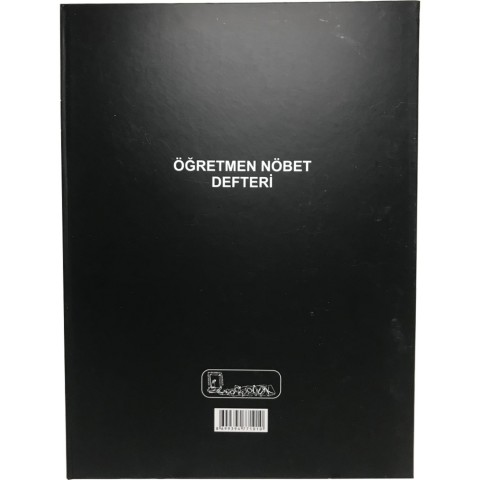 Kocaoluk Öğretmen Nöbet Defteri (200 Yp.)
