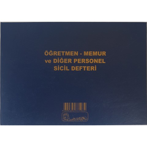 Kocaoluk Öğretmen-memur Ve Diğer Personel Sicil Defteri