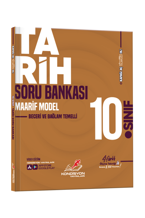 Kondisyon 10.Sınıf Virtüöz Tarih Soru Bankası (Maarif Model)