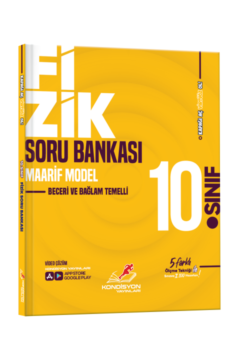 Kondisyon  Virtüöz 10.Sınıf Fizik Soru Bankası (Maarif Model)