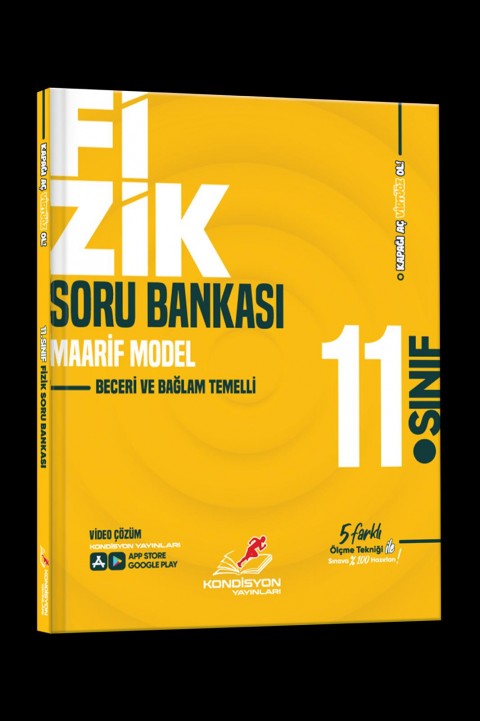 Kondiyon 11.Sınıf Virtüöz Fizik Soru Bankası (Maarif Model)