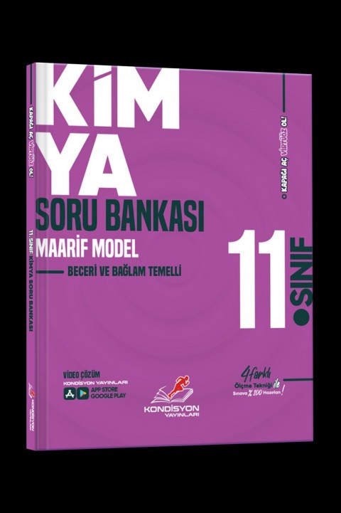 Kondiyon 11.Sınıf Virtüöz Kimya Soru Bankası (Maarif Model)