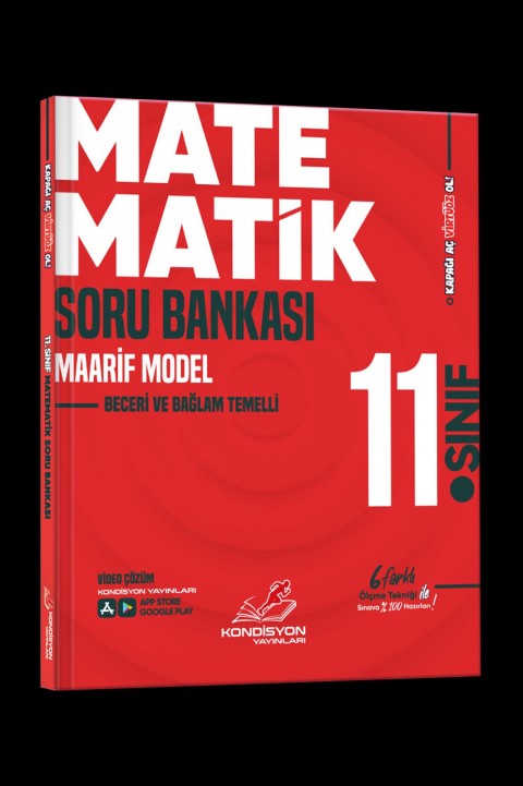 Kondiyon 11.Sınıf Virtüöz Matematik Soru Bankası (Maarif Model)