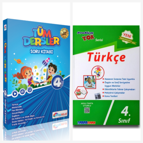 Köşebilgi Yayınları 4.sınıf Tüm Dersler & Salan Yayınları 4.sınıf Türkçe
