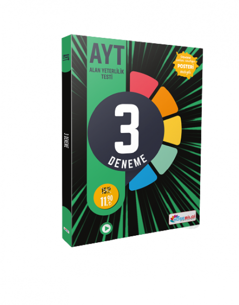 Köşebilgi Yayınları Ayt 3 Deneme