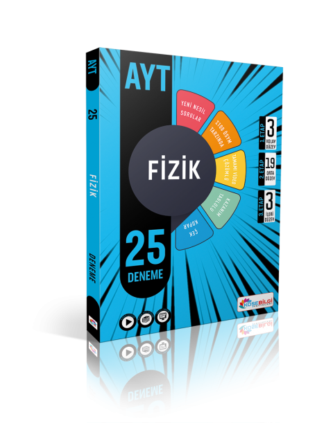 Köşebilgi Yayınları Ayt Fizik 25 Deneme