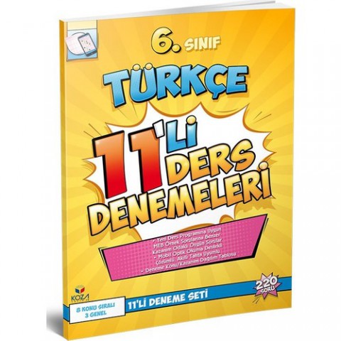 Koza Karaca 6.sınıf Türkçe 11'li Ders Denemeleri