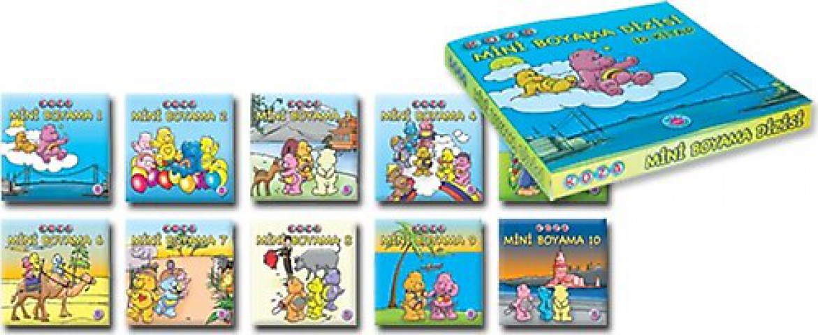 Koza Mini Boyama Dizisi 10 Kitap