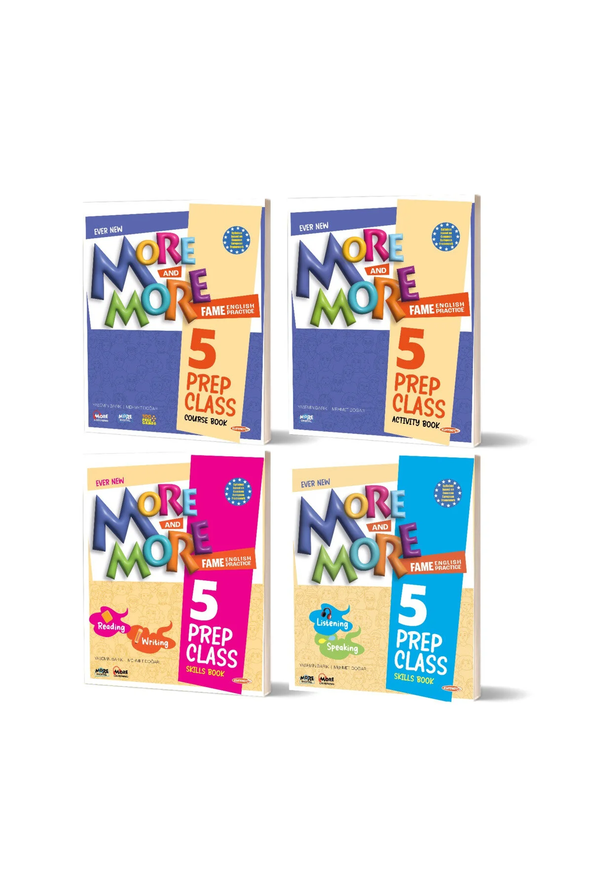 Kurmay5 More&More Prep Class 4lü Set (Course+Activity+Skills 1-2)