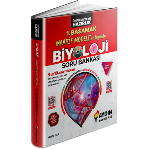 Maarif Model Aydın TYT Biyoloji Soru Bankası (Üniversiteye Hazırlık 1. Basamak)