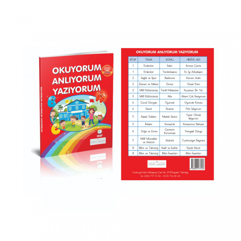 Metafor 1. Sınıf Okuyorum Anlıyorum Yazıyorum(8 Kitap)