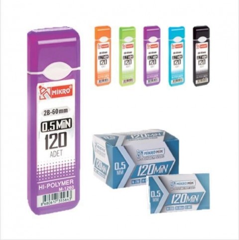 Mikro M-1260 2b-60 Mm 0.5 Min Kalem Ucu 120 Li 12  Adet