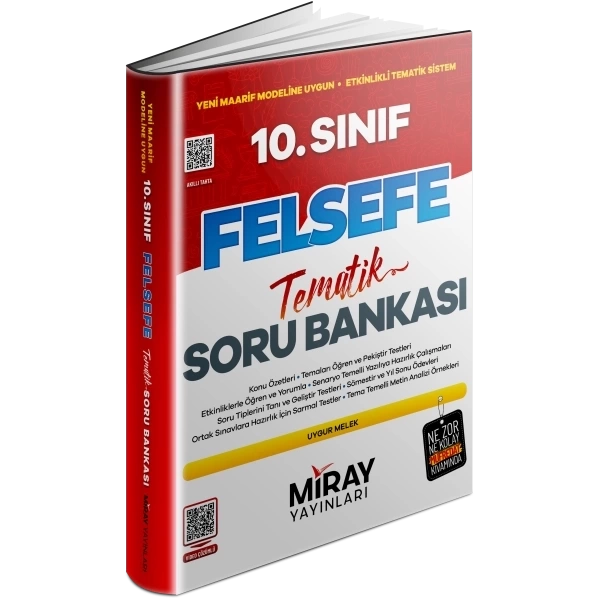 Miray 10. Sınıf Felsefe Konu Özetli Tematik Soru Bankası Yeni