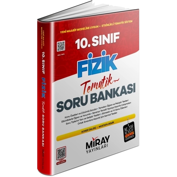 Miray 10. Sınıf Fizik Konu Özetli Tematik Soru Bankası Yeni