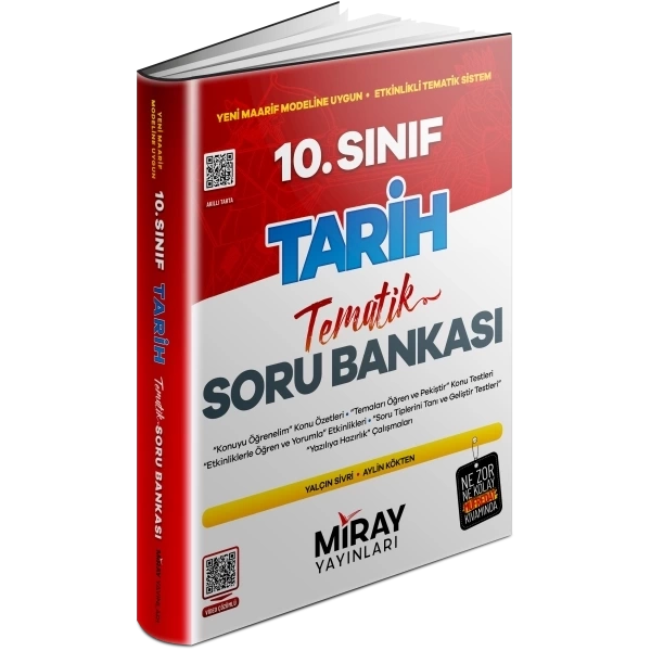 Miray 10. Sınıf Tarih Konu Özetli Tematik Soru Bankası Yeni