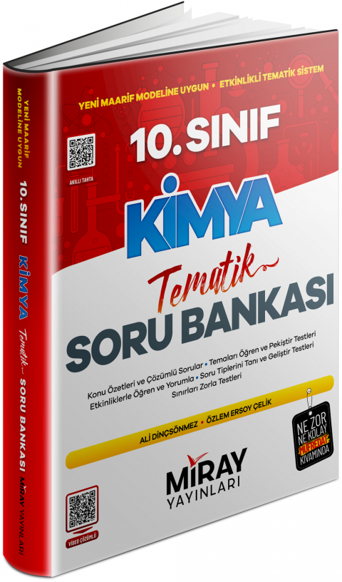 Miray Yayınları 10. Sınıf Kimya Konu Özetli Tematik Soru Bankası Yeni