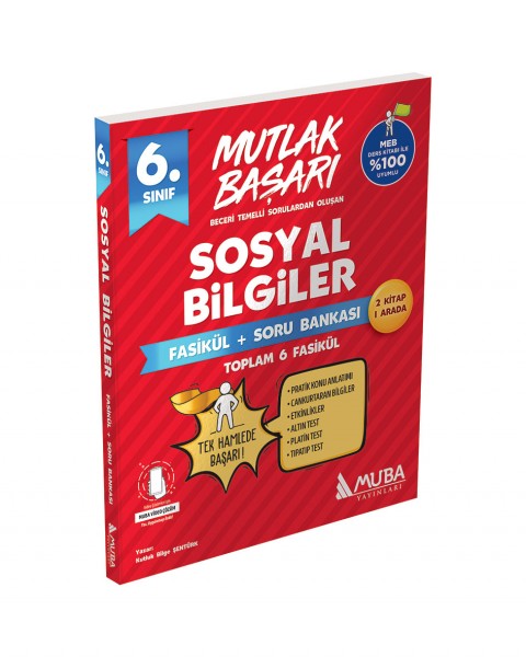 Muba 6. Sınıf Sosyal Bilgiler Fasikül + Soru Bankası