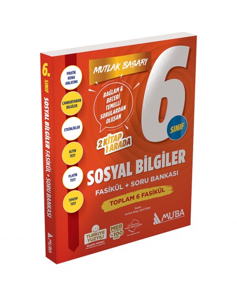 Muba 6.Sınıf Sosyal Bilgiler Fasikül + Soru Bankası