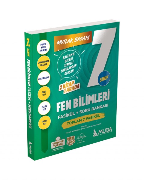 Muba 7.Sınıf Fen Bilimleri Fasikül + Soru Bankası