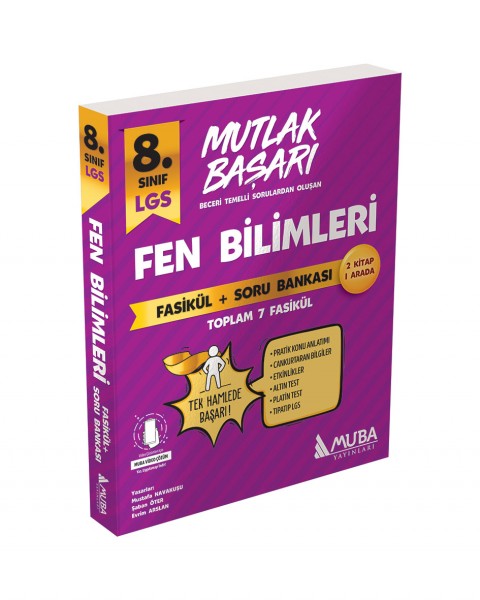 Muba Mutlak Başarı 8.Sınıf Fen Bilimleri Fasikül + Soru Bankası