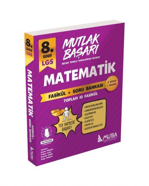 Muba Mutlak Başarı 8.Sınıf Matematik Fasikül+Soru Bankası