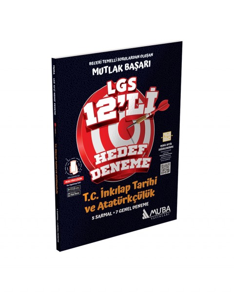Muba Mutlak Başarı LGS 8.Sınıf T.C. İnkılap Tarihi ve Atatürkçülük 12 Li Hedef Deneme