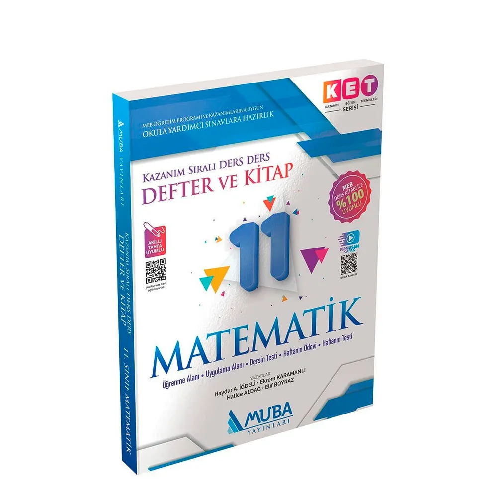 Muba Yayınları 11. Sınıf KET Serisi Matematik Defter ve Kitap