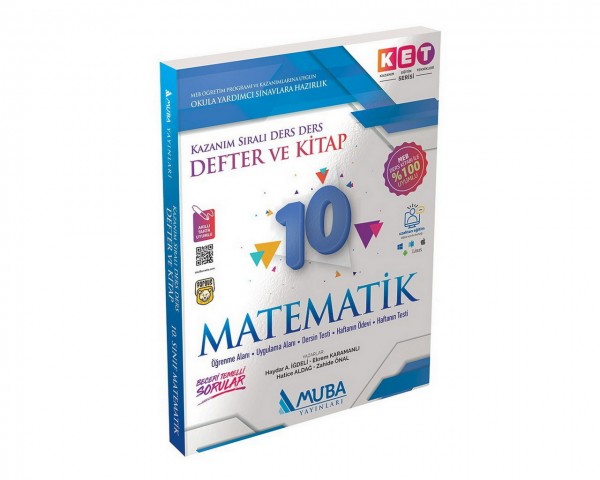 Muba Yayınları KET Serisi 10. Sınıf Matematik Defter ve Kitap