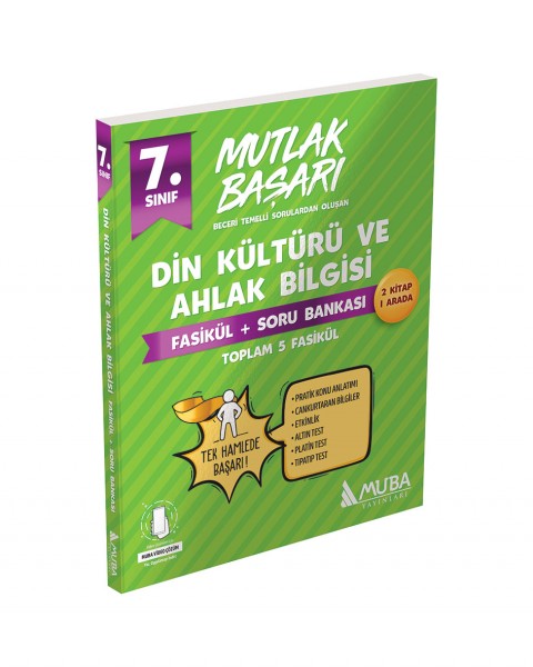 Muba Yayınları Mb 7.sınıf Din Kültürü Fasikül Soru Bankası