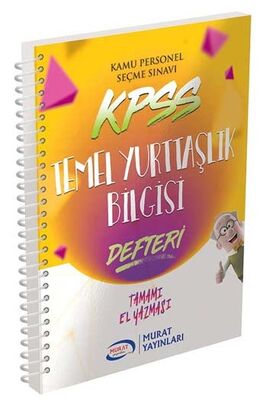 Murat Yayınları Kpss Temel Yurttaşlık Bilgisi Defteri