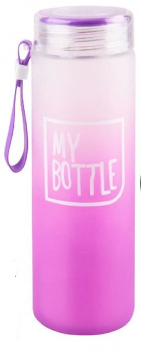 My Bottle Pembe Cam Matara 420 Ml