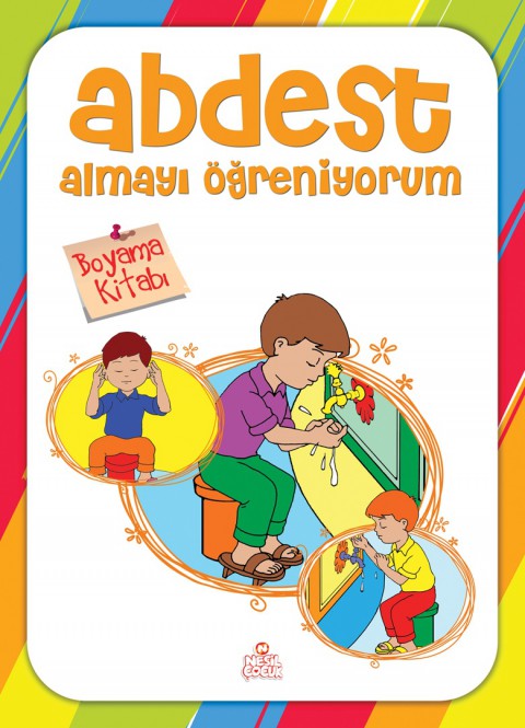 Nesil Çocuk Yayınları Abdest Almayı Öğreniyorum Boyama Kitabı