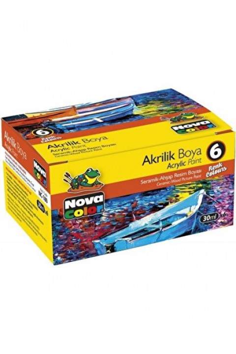 Nova Color Akrilik Boya Takımı 6 Lı