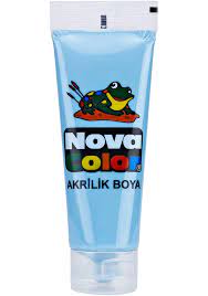 Nova Color Tüp Akrilik Boya 75 Gram Açık Mavi