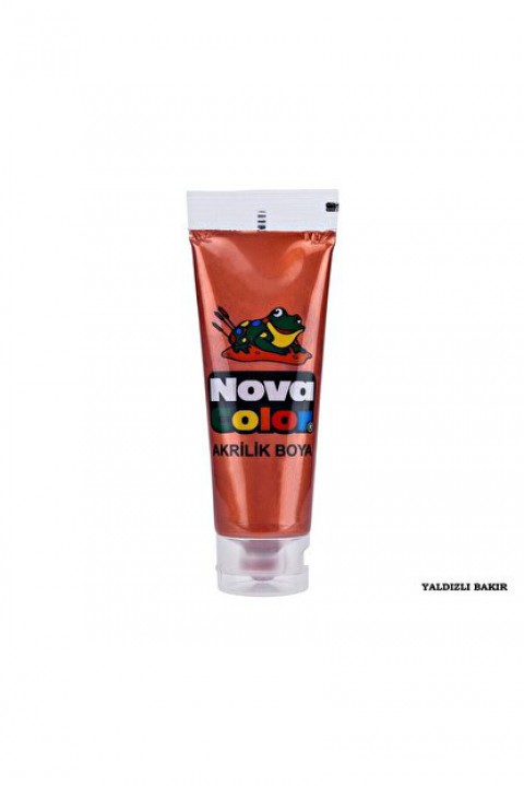 Nova Color  Tüp Akrilik Boya 75 Gram Yaldızlı Bakır