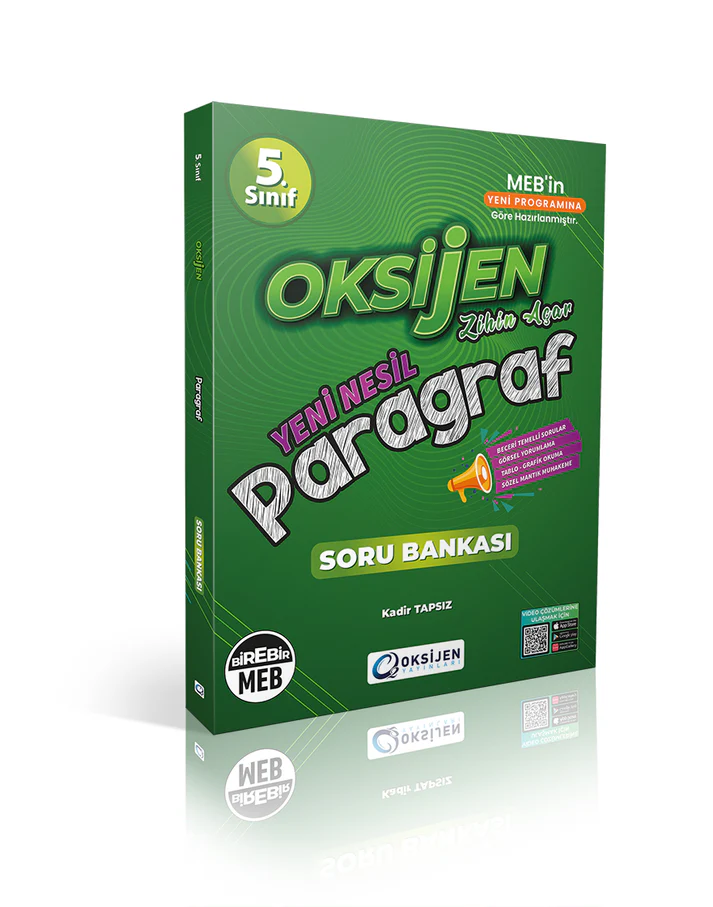 Oksijen Yayınları 5. Sınıf Paragraf Soru Bankası Yeni