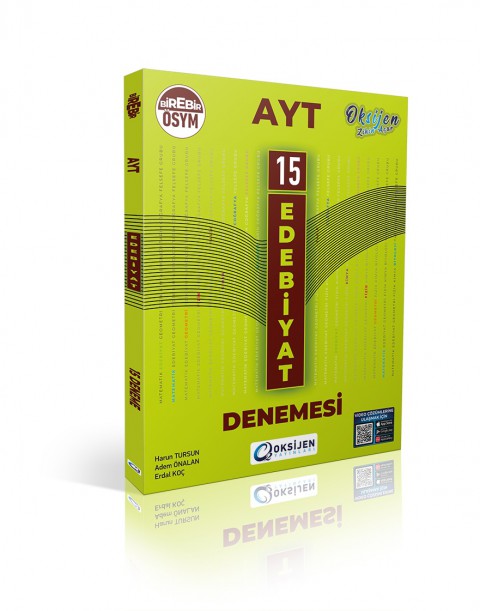 Oksijen Yayınları Ayt Edebiyat 15 Denemesi Birebir ösym