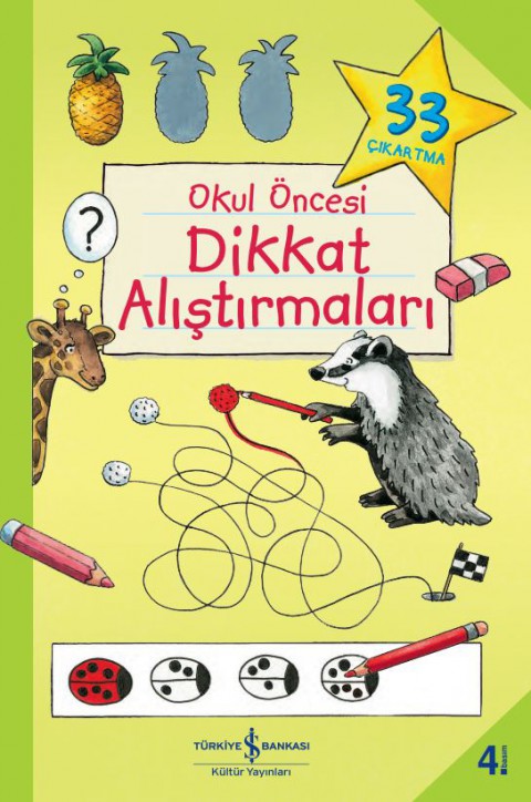 Okul Öncesi Dikkat Alıştırmaları 33 Çıkartma