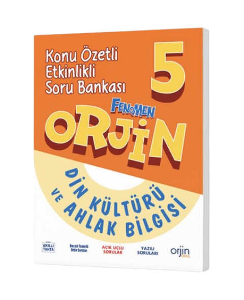 Orjin 5. Sınıf Din Kültürü Konu Özetli Soru Bankası