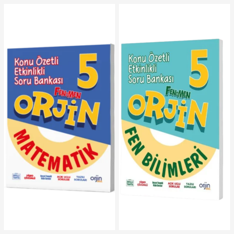 Orjin 5. Sınıf Matematik & Fen Soru Bankası