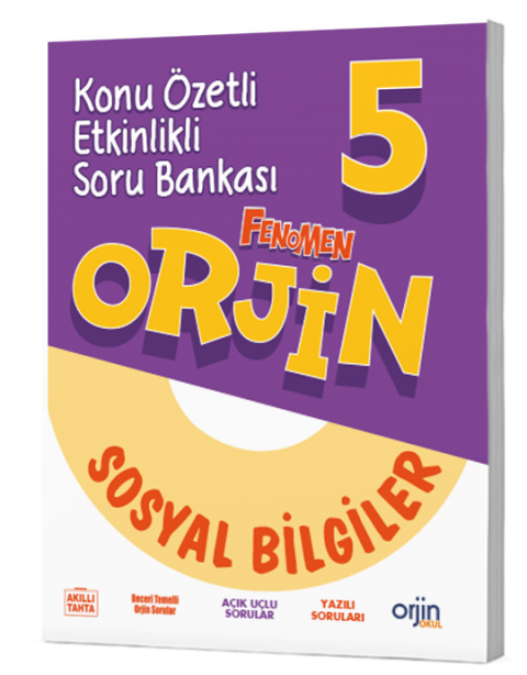 Orjin 5. Sınıf Sosyal Bilgiler Konu Özetli Soru Bankası