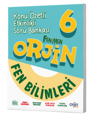 Orjin 6. Sınıf Fen Bilimleri Konu Özetli Soru Bankası