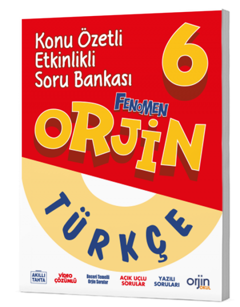 Orjin 6. Sınıf Türkçe Konu Özetli Soru Bankası