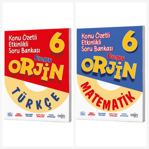 Orjin 6. Sınıf Türkçe & Matematik Soru Bankası