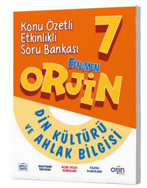 Orjin 7. Sınıf Din Kültürü Konu Özetli Soru Bankası