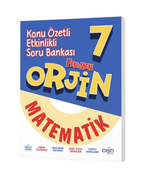 Orjin 7. Sınıf Matematik Konu Özetli Soru Bankası
