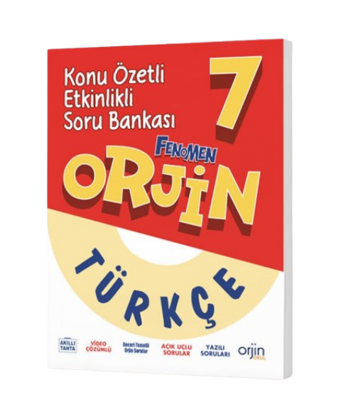 Orjin 7. Sınıf Türkçe Konu Özetli Soru Bankası